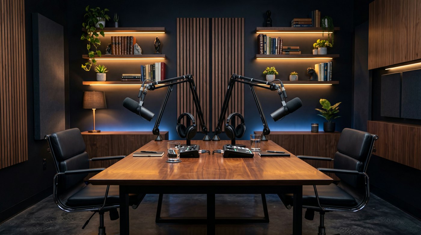 Biznes Suhbat podcast studiyasi